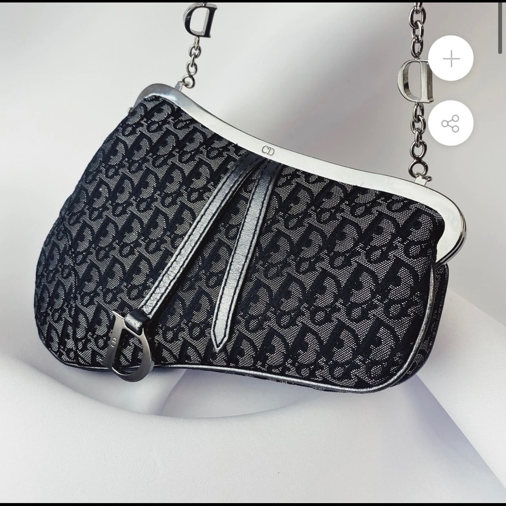 Vintage Dior Mini Saddle Bag - Picture 7 of 13